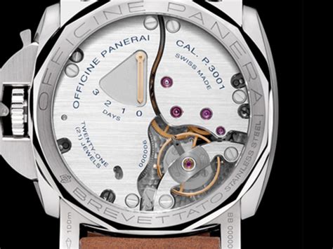 Panerai 422, P3001 movement differences 